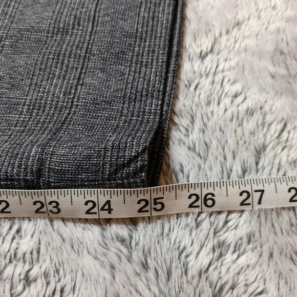 NEW Proenza Schouler Gray Pants Plaid Suiting Straight Leg Trouser Medium - Picture 7 of 8